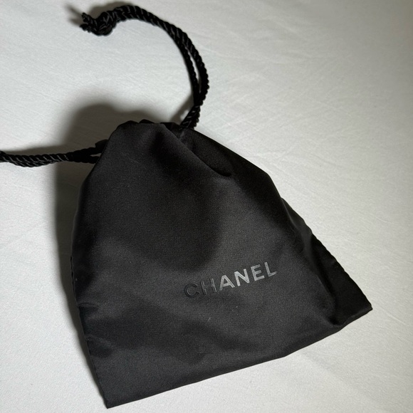 CHANEL Black Drawstring Pouch - Picture 5 of 6